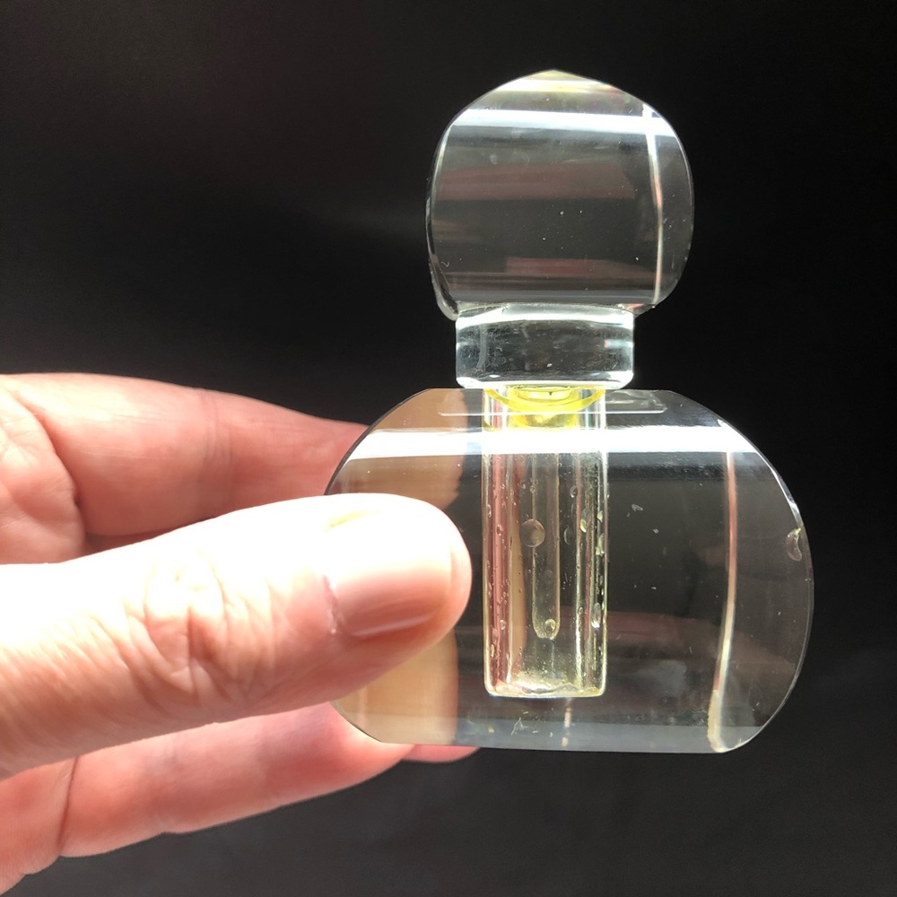 Vintage Two Piece Glass Perfume Bottle - Picture 8 of 8